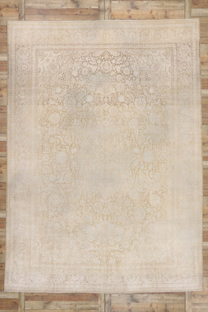 10 x 14 Vintage Turkish Oushak Rug 53249