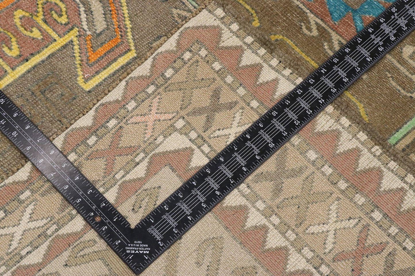5 x 6 Vintage Turkish Kars Rug 53257