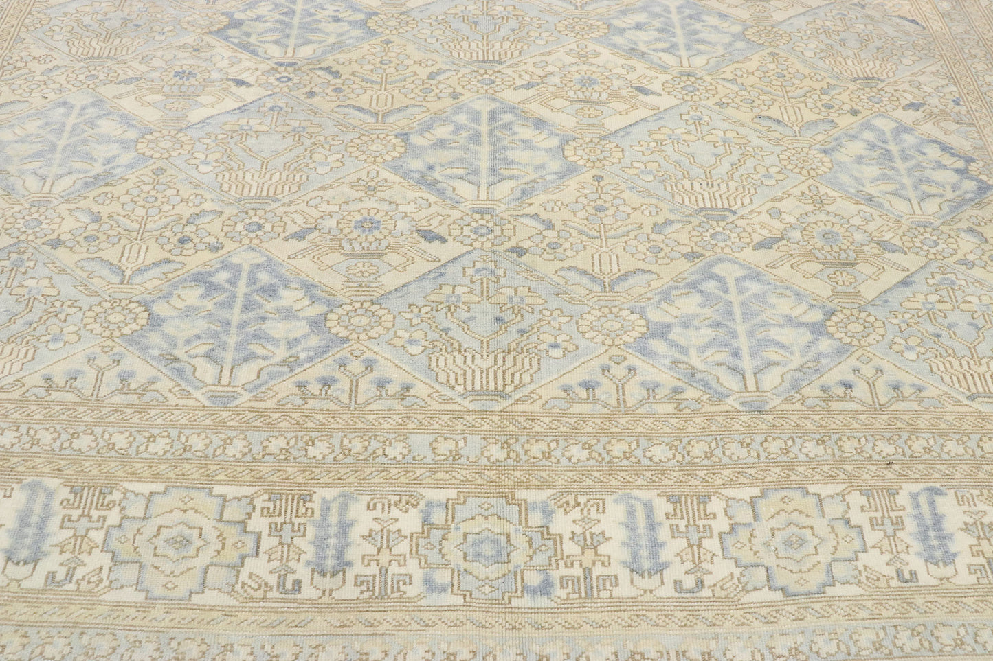 9 x 12 Vintage Turkish Oushak Rug 53259