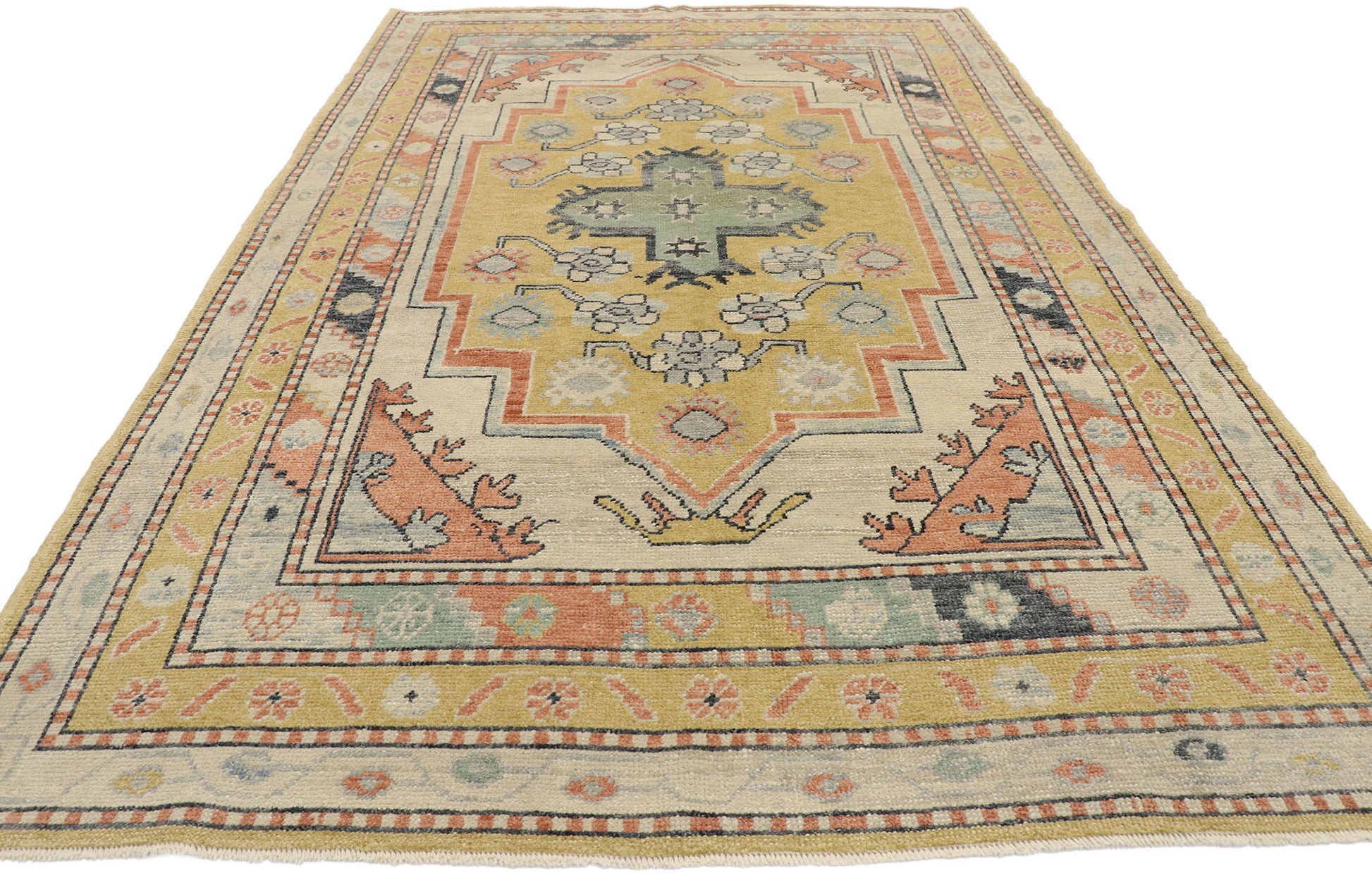 6 x 10 Turkish Oushak Rug 53266