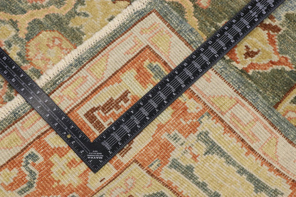4 x 9 Contemporary Turkish Oushak Runner 53267