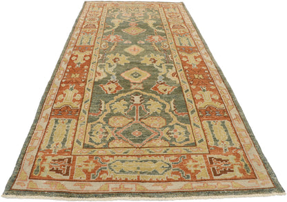 4 x 9 Contemporary Turkish Oushak Runner 53267