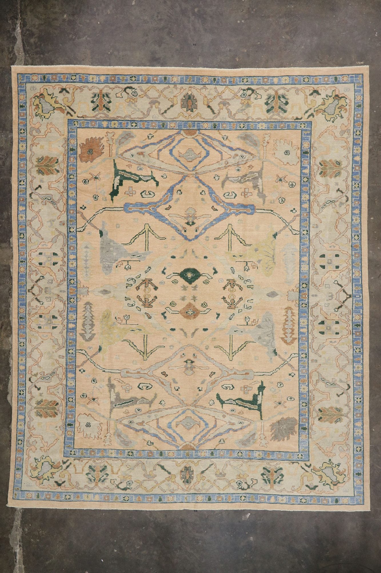 12 x 15 Contemporary Turkish Oushak Rug 53268