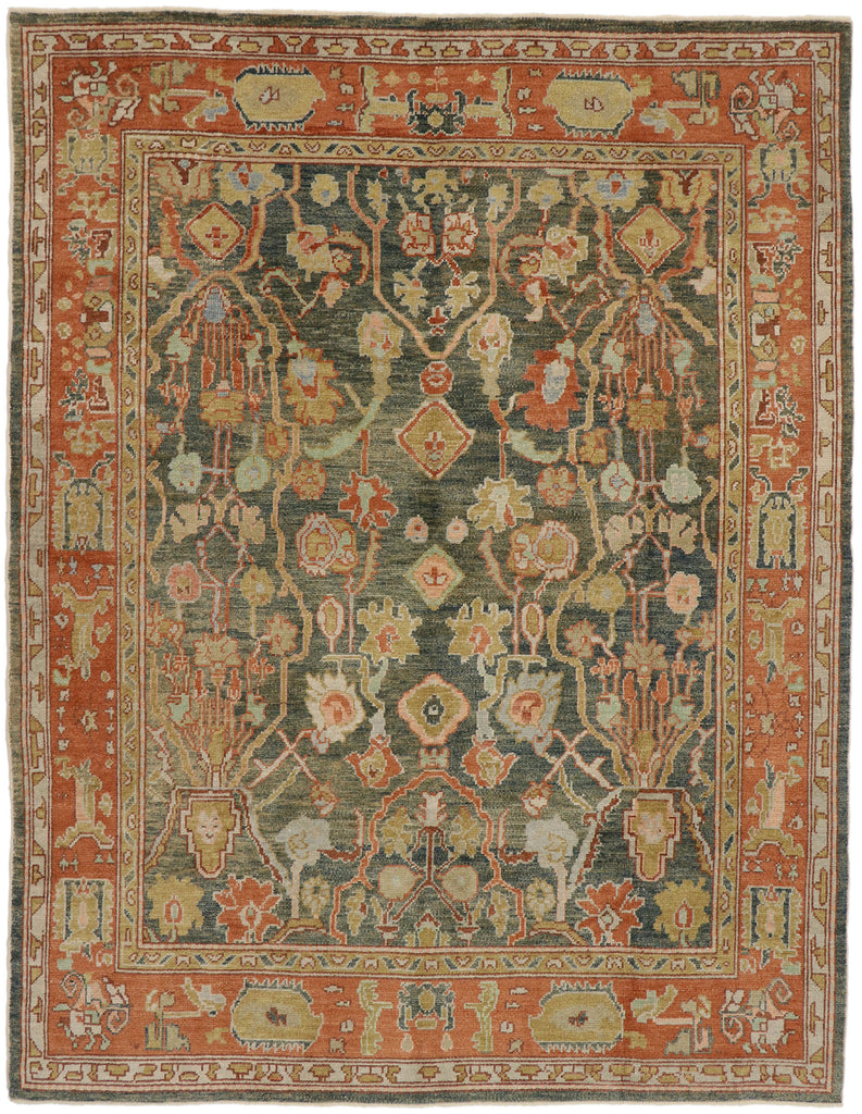 9 x 11 Turkish Oushak Rug 53270