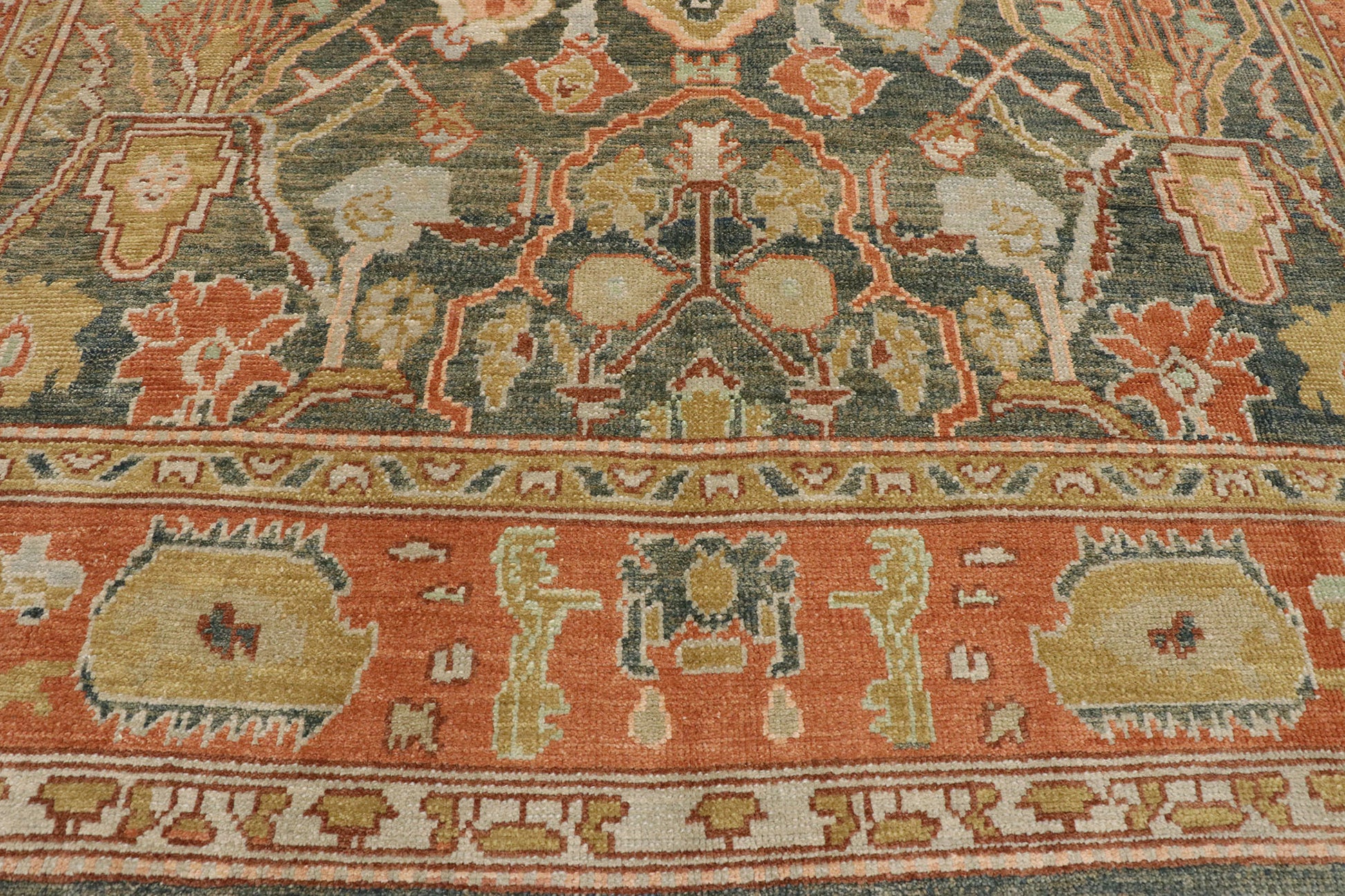 9 x 11 Turkish Oushak Rug 53270