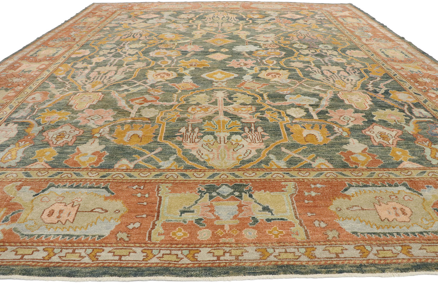 13 x 16 Turkish Oushak Rug 53271