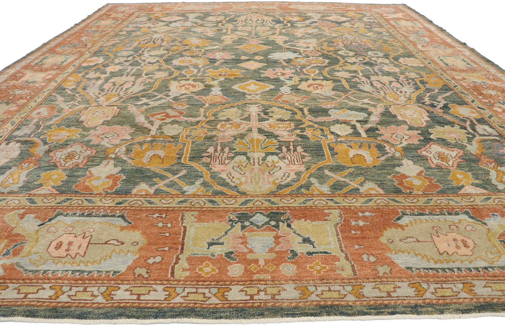 13 x 16 Turkish Oushak Rug 53271