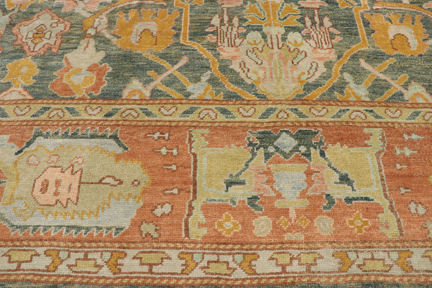 13 x 16 Turkish Oushak Rug 53271