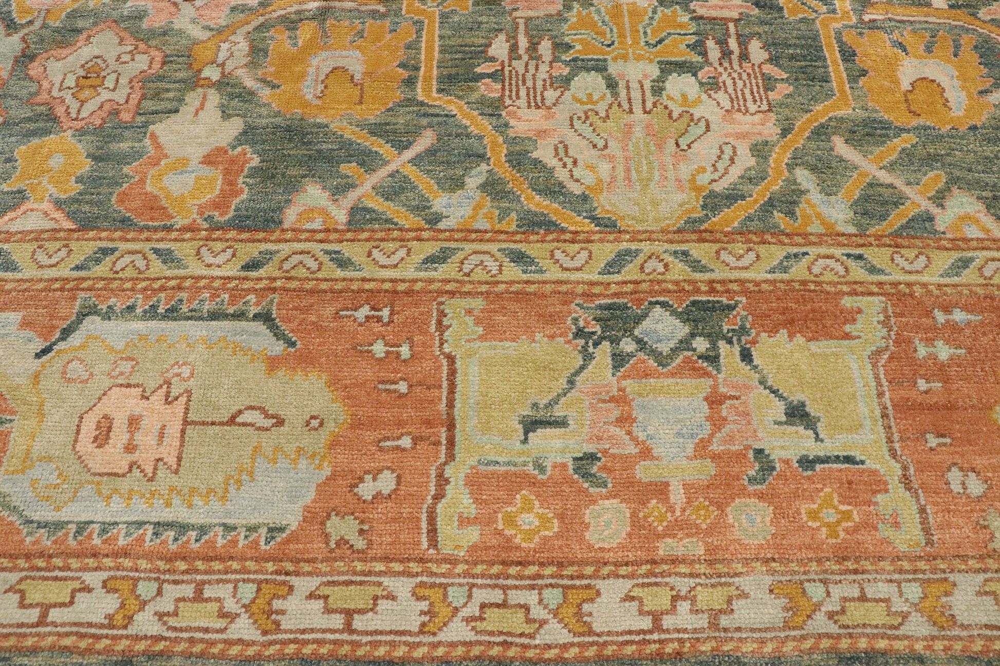 13 x 16 Turkish Oushak Rug 53271