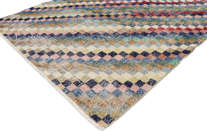5 x 5 Vintage Turkish Sivas Rug 53277