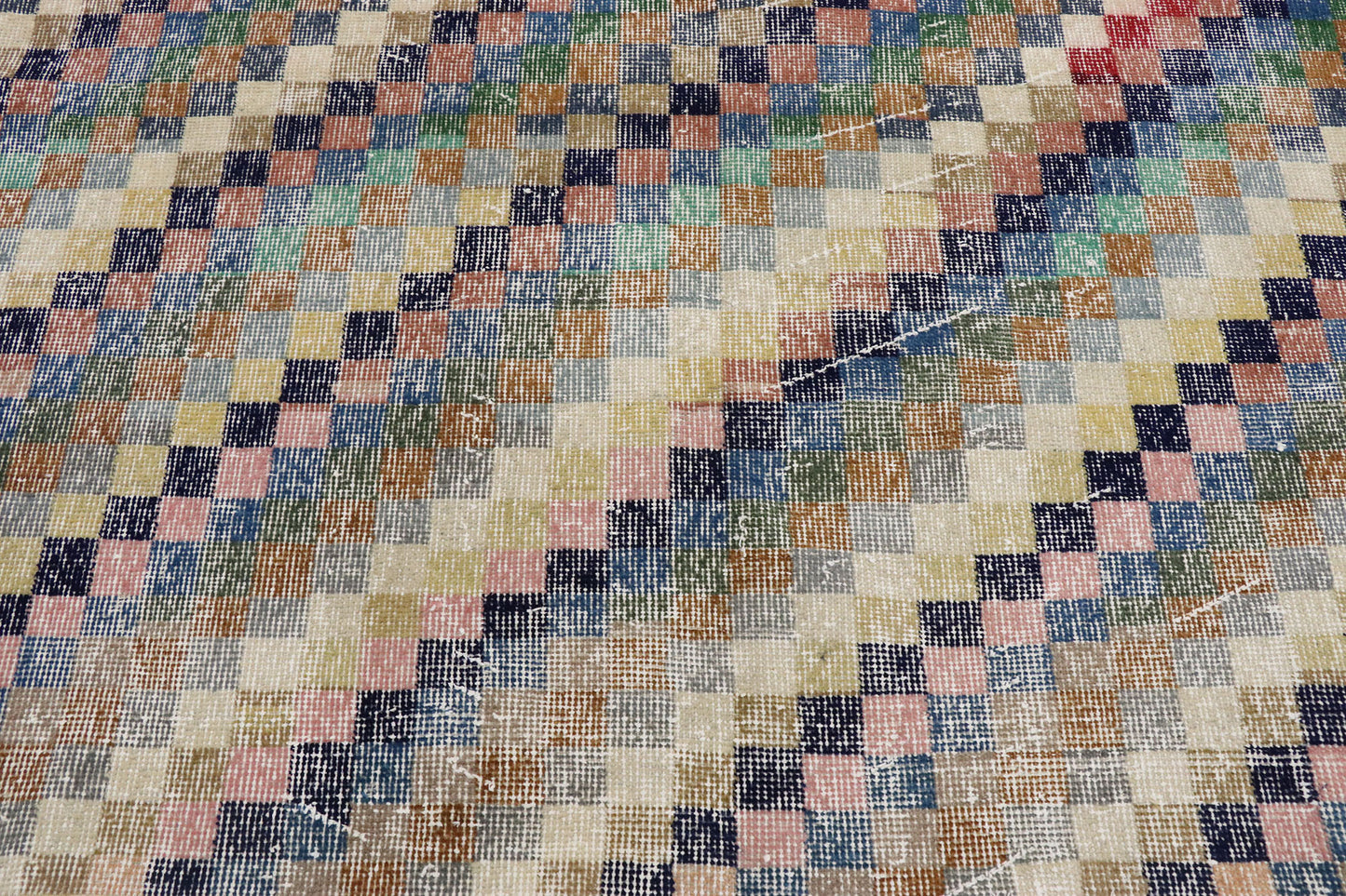 5 x 5 Vintage Turkish Sivas Rug 53277