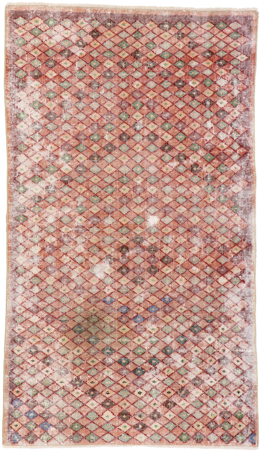 3 x 6 Vintage Turkish Sivas Rug 53280