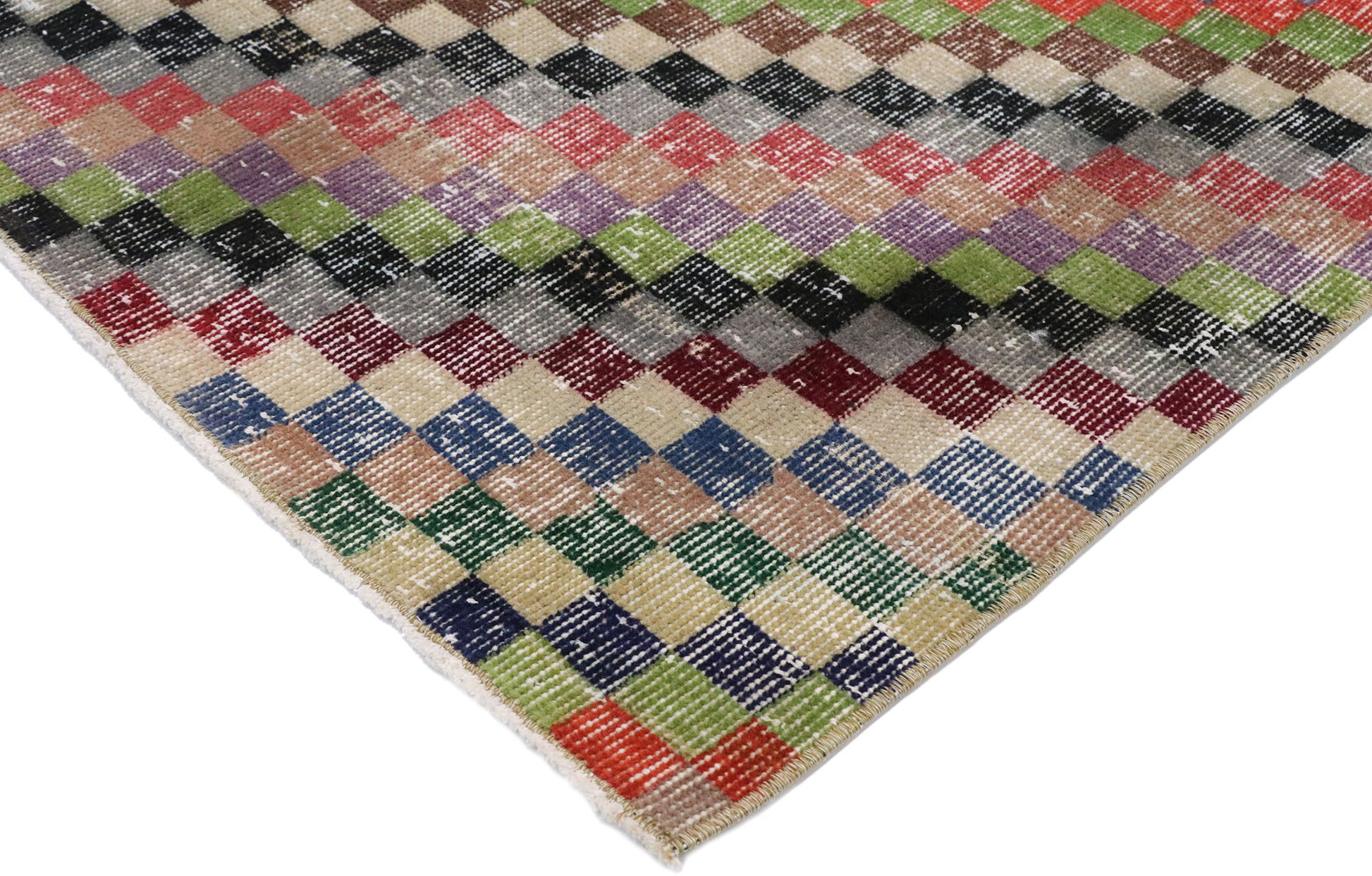 2 x 3 Vintage Turkish Sivas Rug 53285
