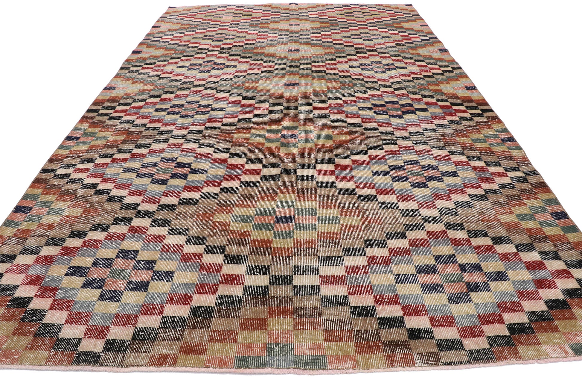 7 x 11 Vintage Turkish Sivas Rug 53288