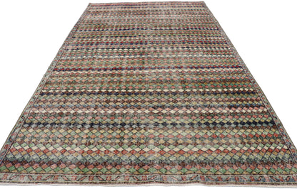 5 x 9 Vintage Turkish Sivas Rug 53289