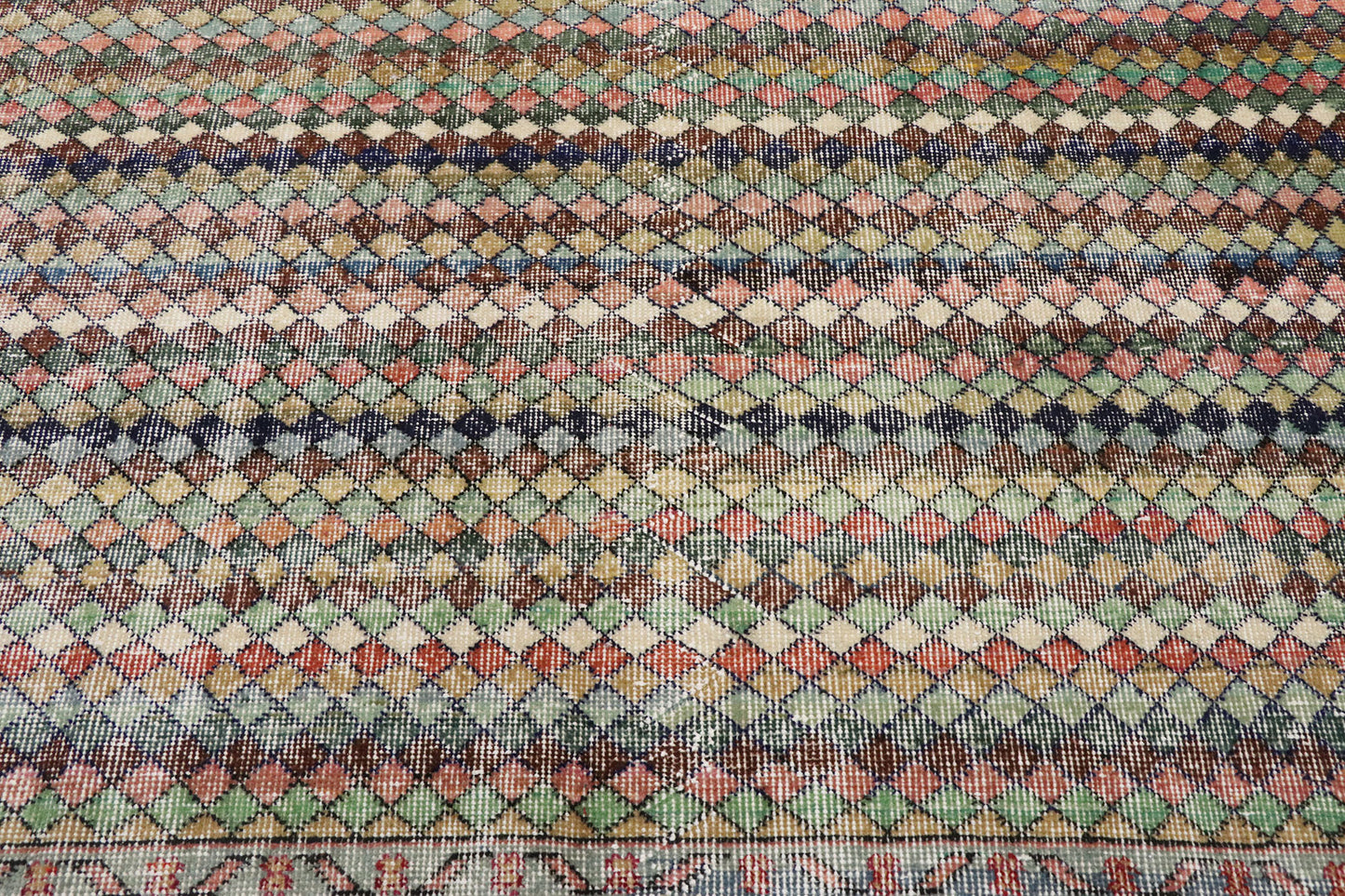 5 x 9 Vintage Turkish Sivas Rug 53289