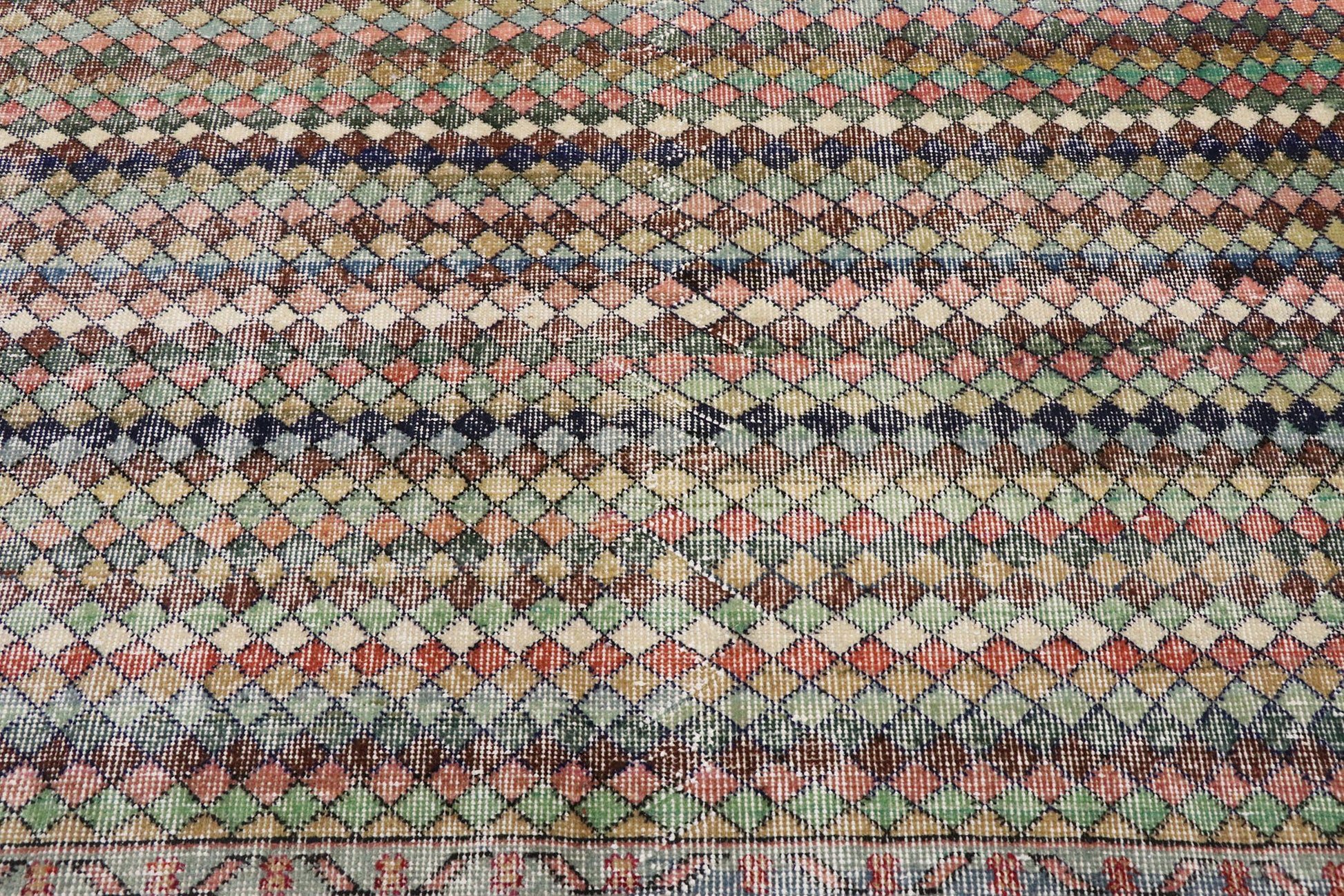 5 x 9 Vintage Turkish Sivas Rug 53289