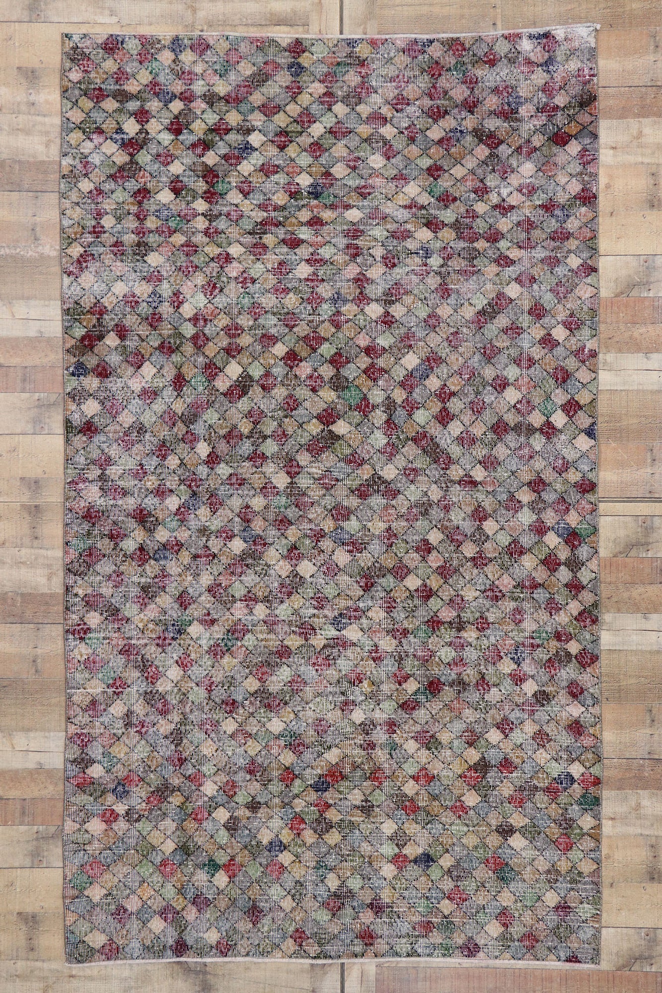 5 x 9 Vintage Turkish Sivas Rug 53290