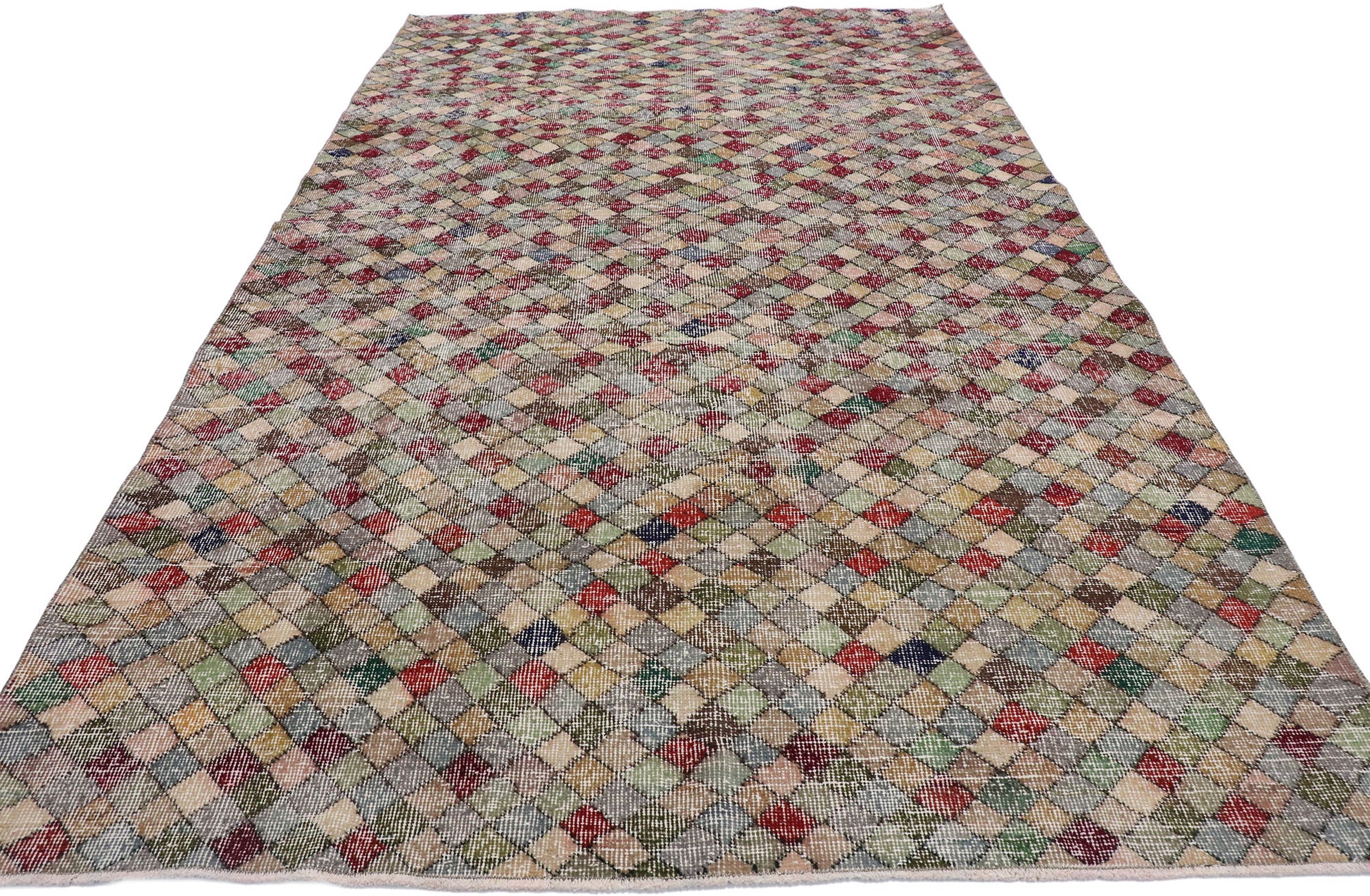 5 x 9 Vintage Turkish Sivas Rug 53290