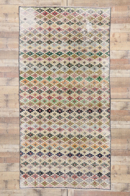 5 x 9 Vintage Turkish Sivas Rug 53291