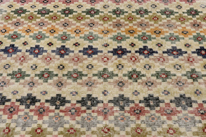 5 x 9 Vintage Turkish Sivas Rug 53291