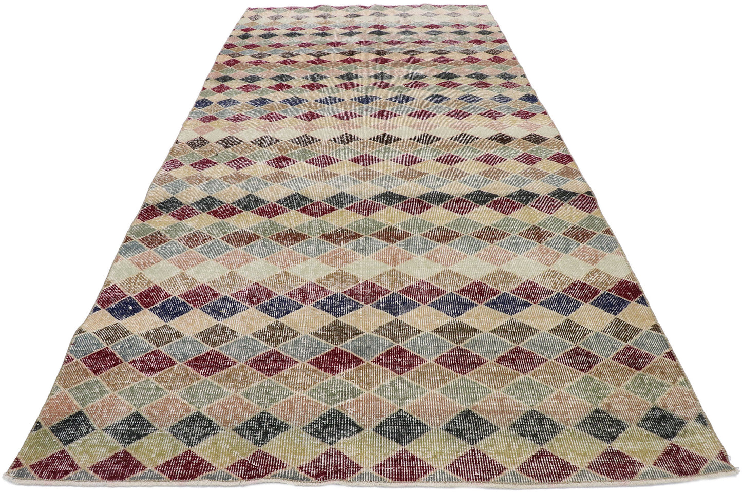 4 x 10 Vintage Turkish Sivas Rug 53292