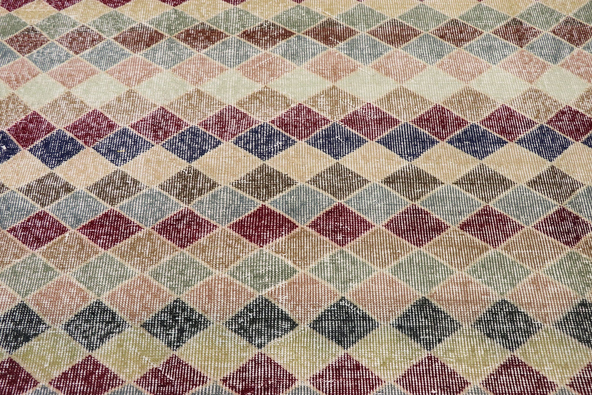 4 x 10 Vintage Turkish Sivas Rug 53292