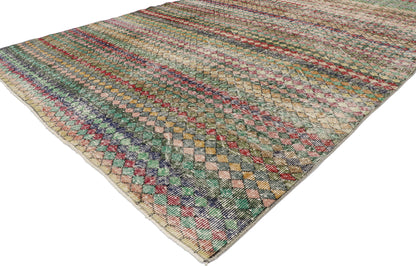 6 x 10 Vintage Turkish Sivas Rug 53295