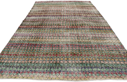 6 x 10 Vintage Turkish Sivas Rug 53295