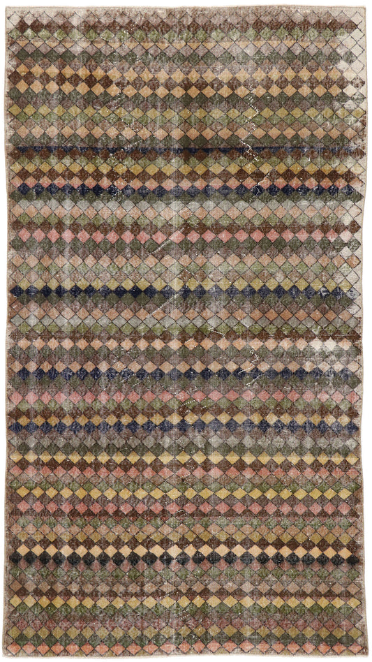5 x 9 Vintage Turkish Sivas Rug 53297