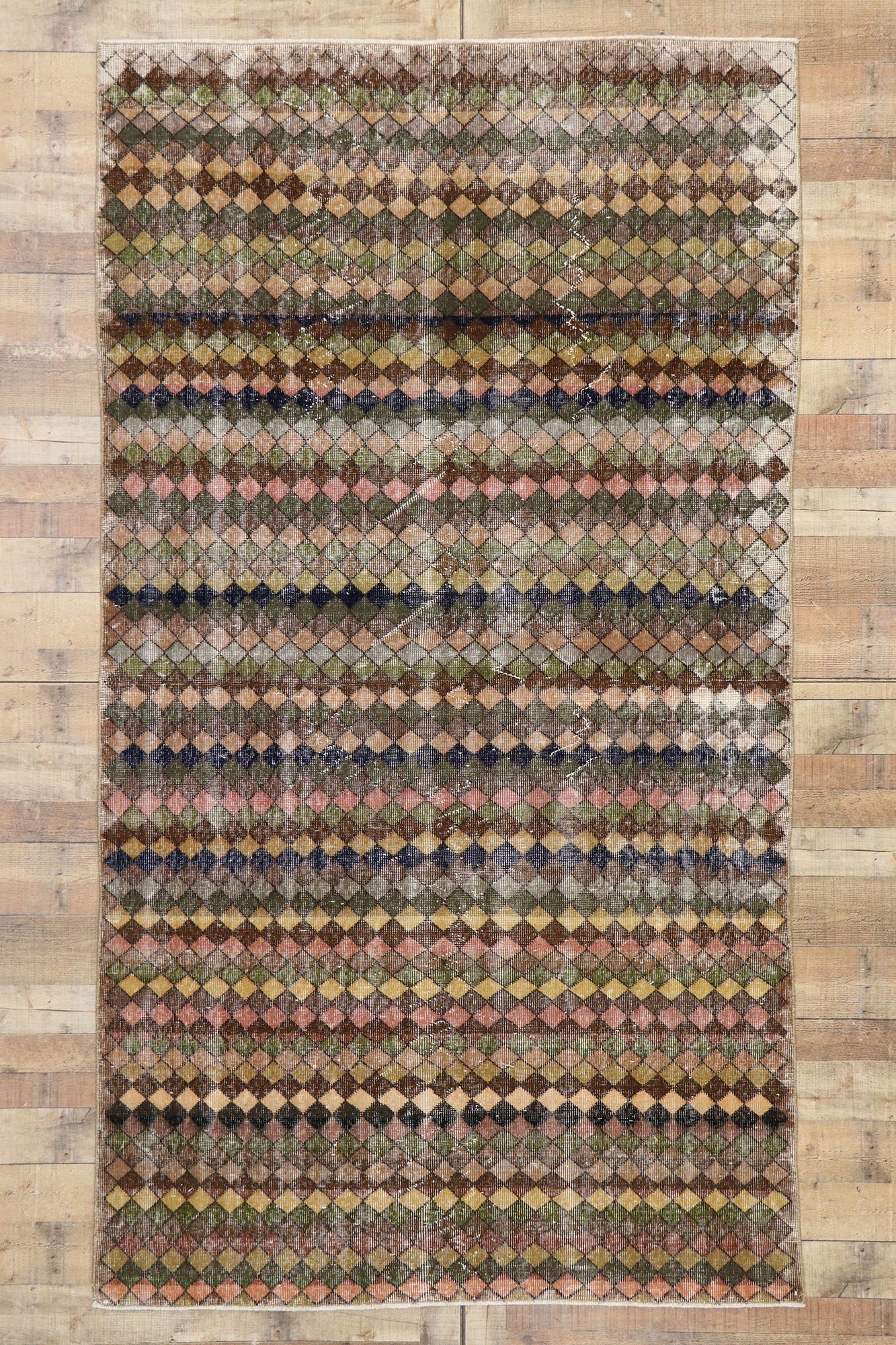 5 x 9 Vintage Turkish Sivas Rug 53297