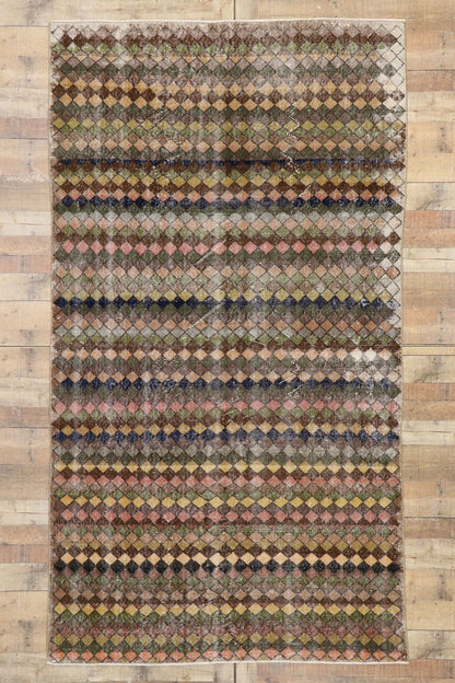 5 x 9 Vintage Turkish Sivas Rug 53297