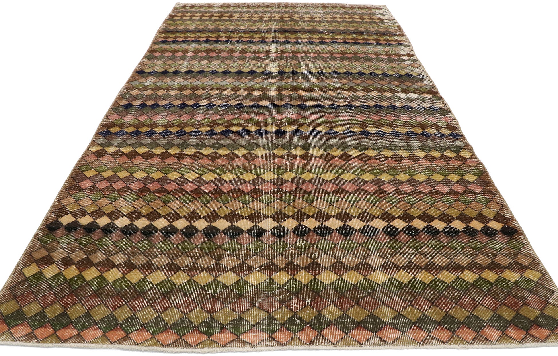 5 x 9 Vintage Turkish Sivas Rug 53297