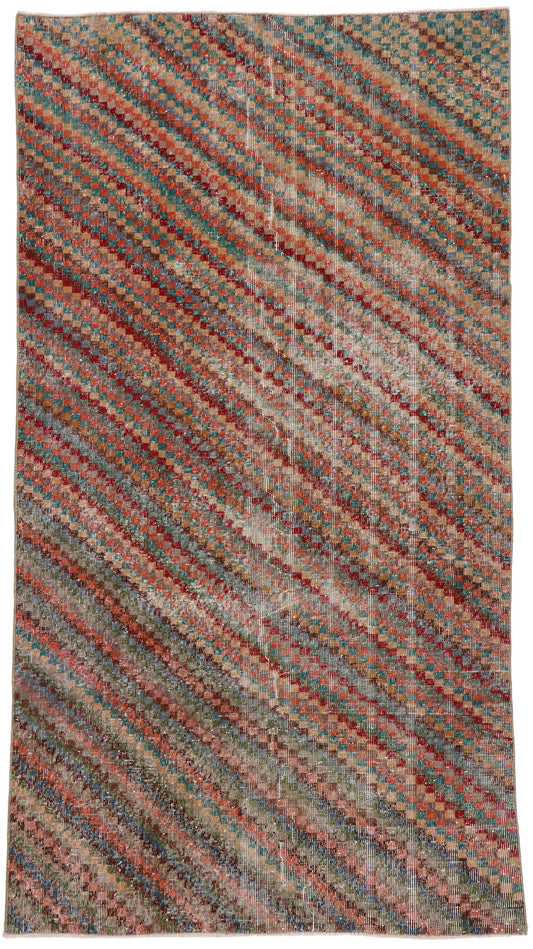 5 x 9 Vintage Turkish Sivas Rug 53298