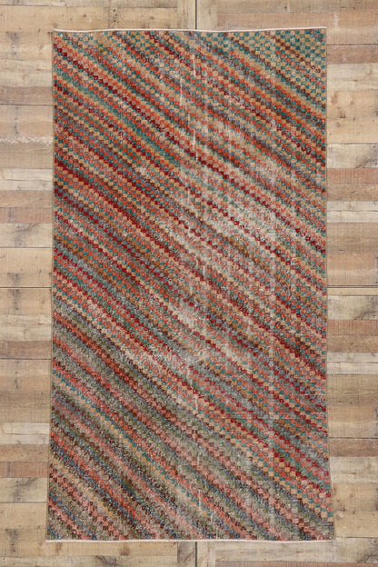 5 x 9 Vintage Turkish Sivas Rug 53298