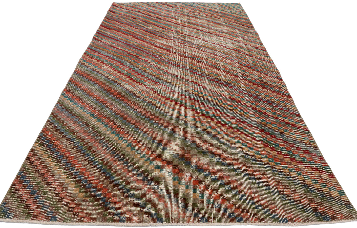 5 x 9 Vintage Turkish Sivas Rug 53298