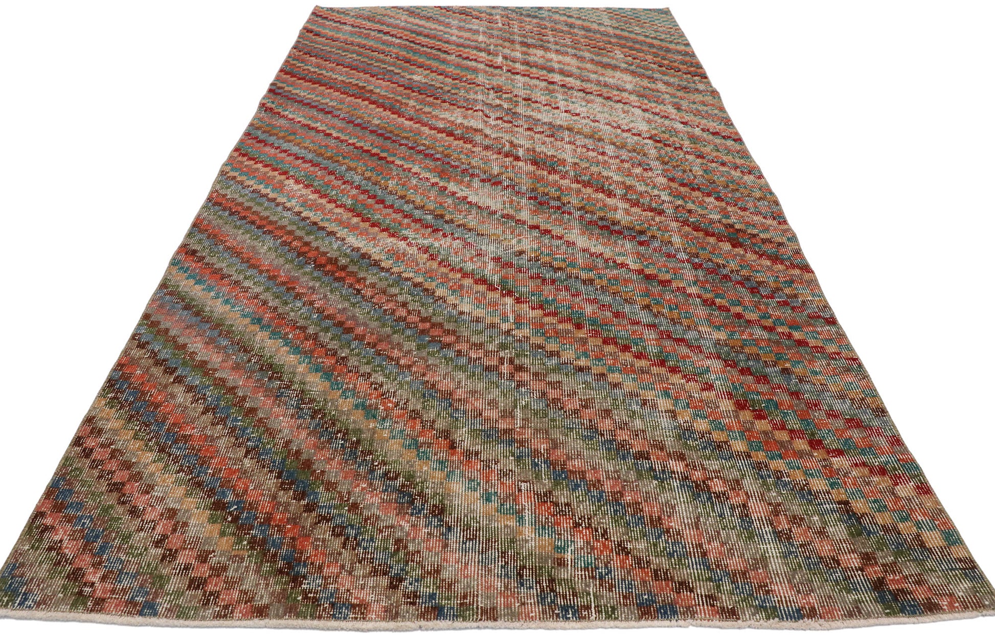 5 x 9 Vintage Turkish Sivas Rug 53298
