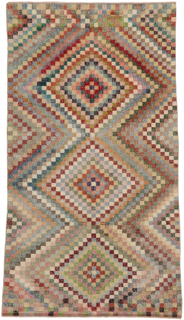 5 x 9 Vintage Turkish Sivas Rug 53299