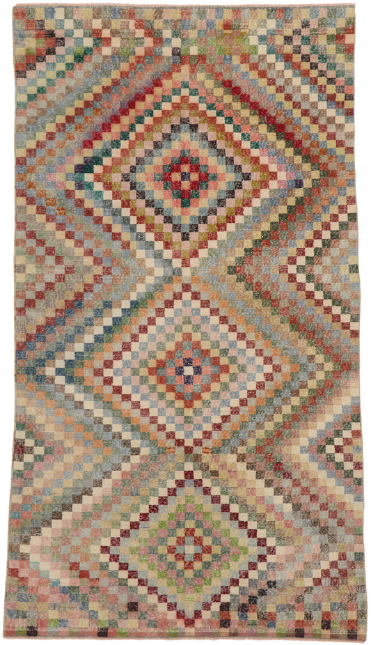 5 x 9 Vintage Turkish Sivas Rug 53299