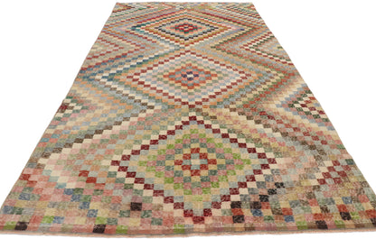 5 x 9 Vintage Turkish Sivas Rug 53299