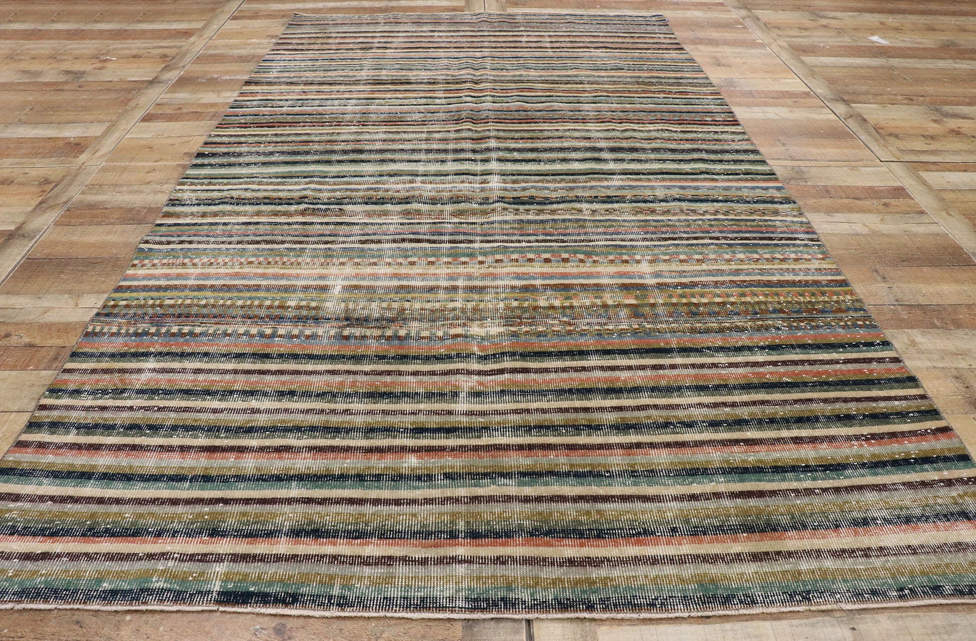 6 x 10 Vintage Turkish Sivas Rug 53300