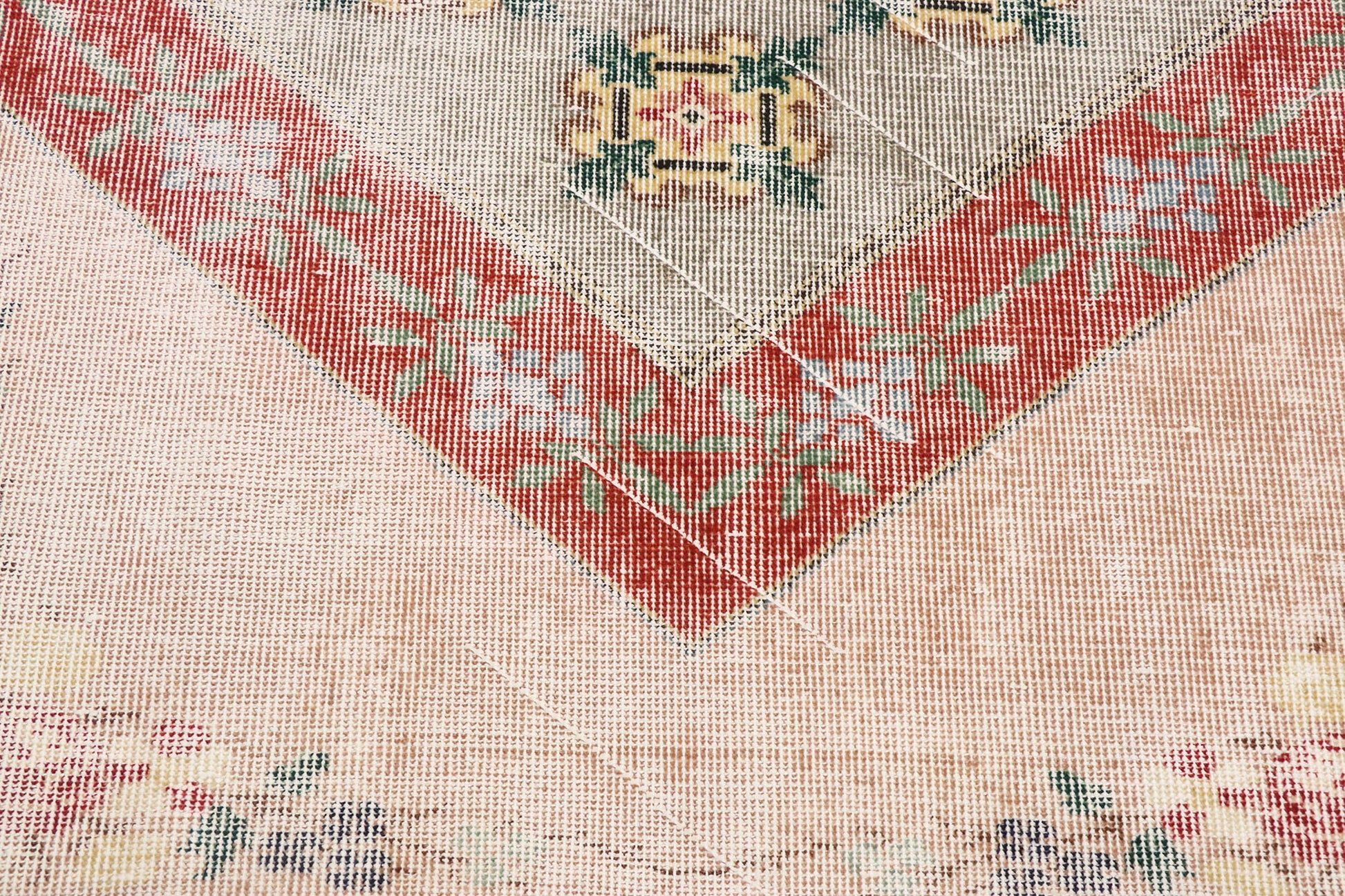 3 x 7 Vintage Turkish Sivas Rug 53303