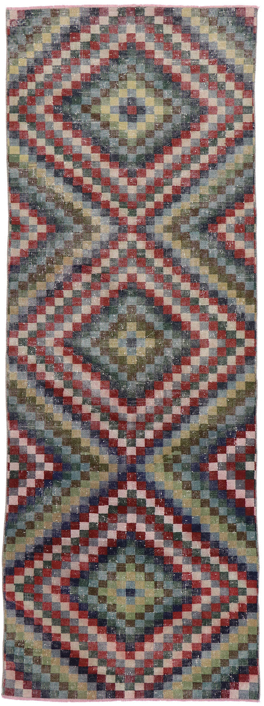 4 x 11 Vintage Turkish Sivas Rug 53304