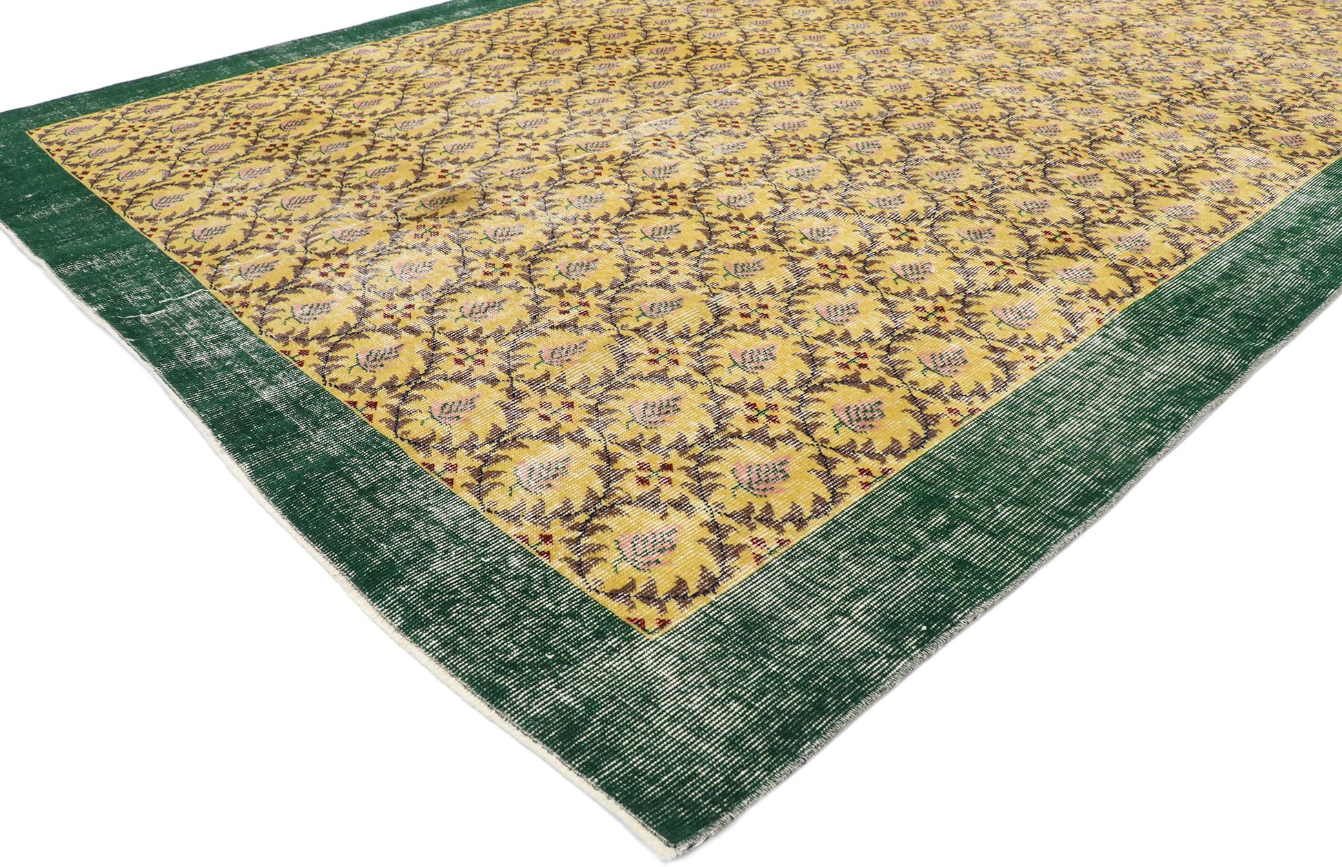 7 x 10 Vintage Turkish Sivas Rug 53305