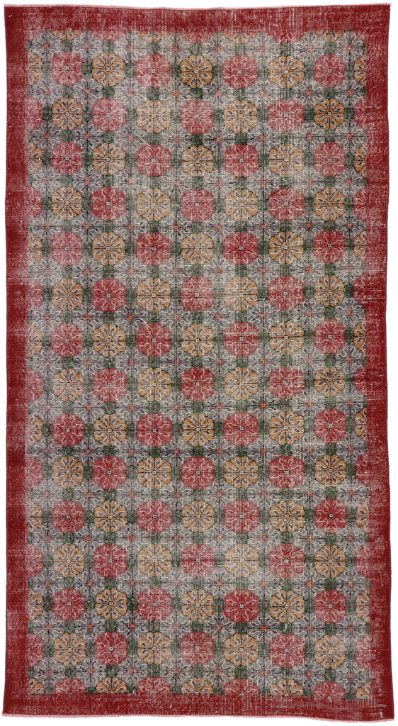 5 x 9 Vintage Turkish Sivas Rug 53306