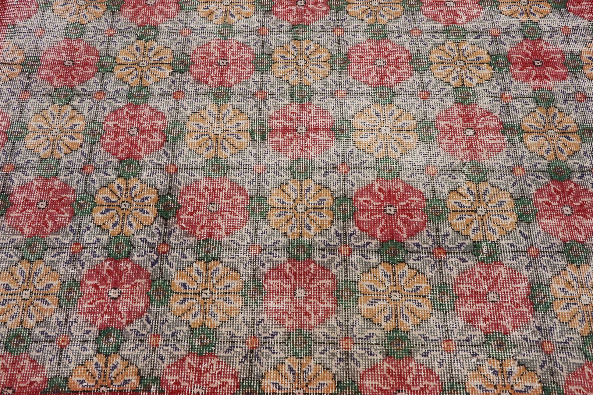5 x 9 Vintage Turkish Sivas Rug 53306