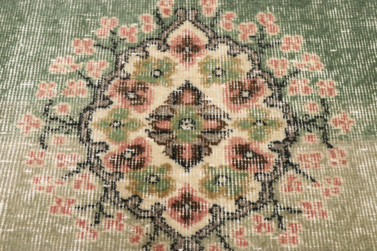 1 x 2 Vintage Turkish Sivas Rug 53313