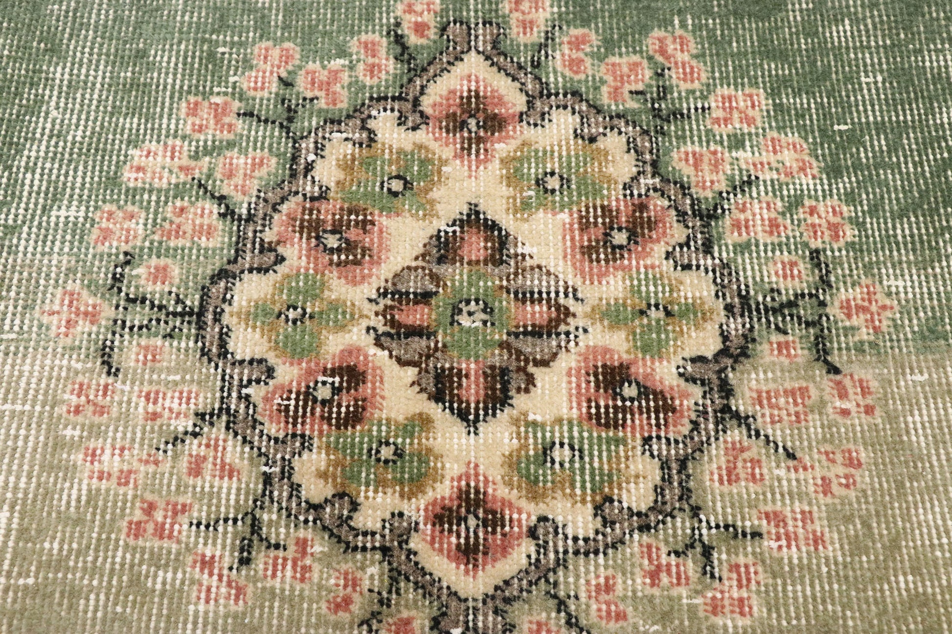 1 x 2 Vintage Turkish Sivas Rug 53313