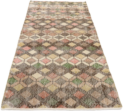 3 x 7 Vintage Turkish Sivas Rug 53315