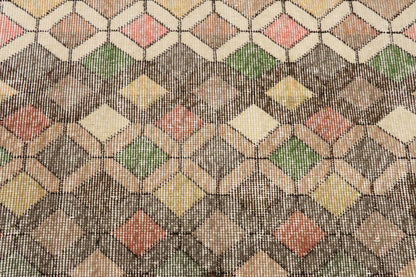 3 x 7 Vintage Turkish Sivas Rug 53315